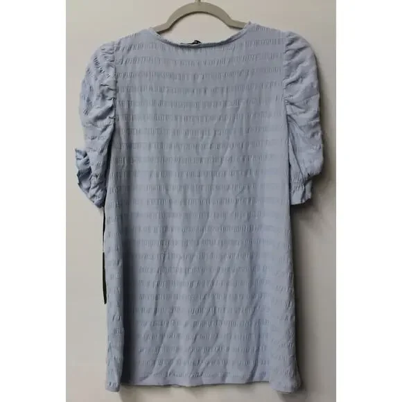 *NEW* DOE & RAE SCRUNCH SLEEVE TOP - Picture 2 of 5